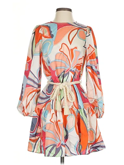 Pre-owned Alexis Casual Dress In Orange