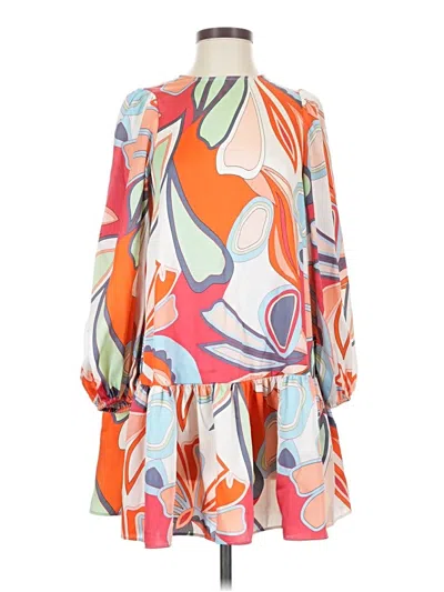 Pre-owned Alexis Casual Dress In Orange