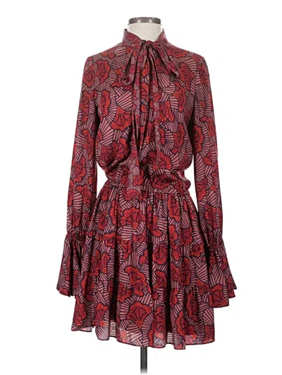 Pre-owned Alexis Casual Dress In Red