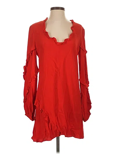 Pre-owned Alexis Casual Dress In Red