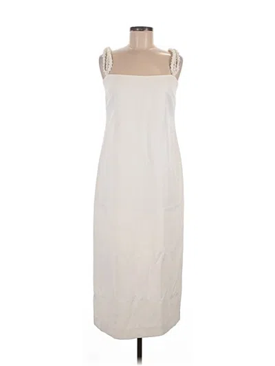 Pre-owned Alexis Casual Dress In White