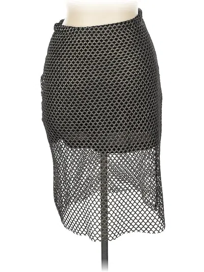 Pre-owned Alexis Casual Skirt In Black