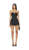 Alexis Chelya Romper In Black