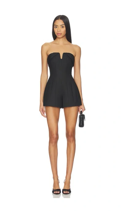 Alexis Chelya Romper In Black