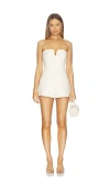 Alexis Chelya Romper In White
