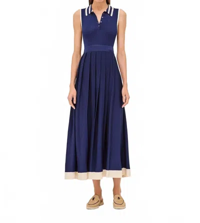 Alexis Ciele Midi Dress In Marine Blue