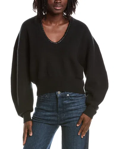 Alexis Cielo Wool & Cashmere-blend Sweater In Black