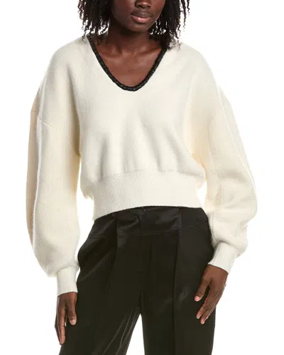 Alexis Cielo Wool & Cashmere-blend Sweater In White
