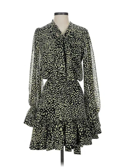 Pre-owned Alexis Cocktail Dress In Black