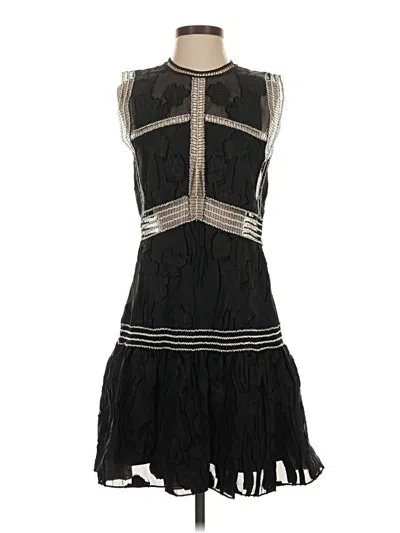 Pre-owned Alexis Cocktail Dress In Black