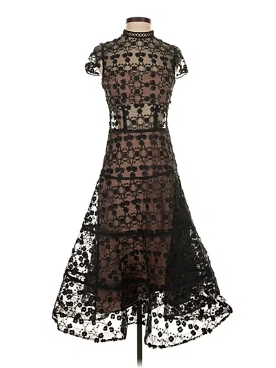 Pre-owned Alexis Cocktail Dress In Black