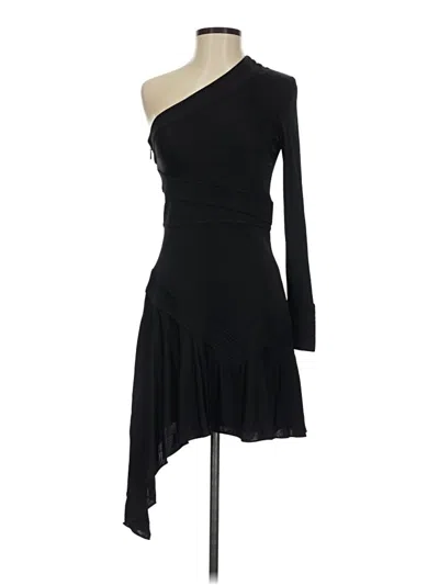 Pre-owned Alexis Cocktail Dress In Black