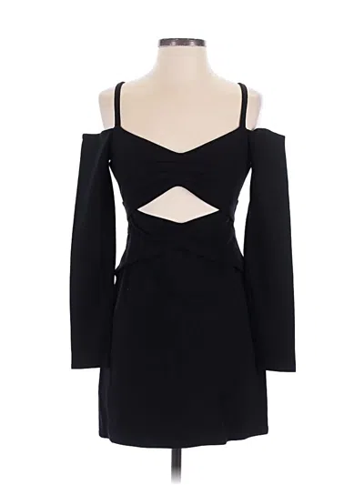 Pre-owned Alexis Cocktail Dress In Black