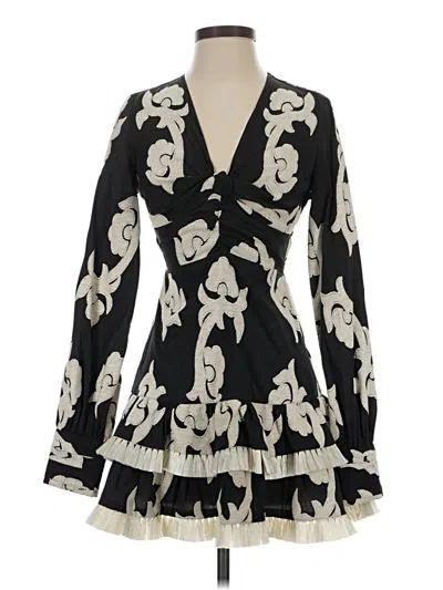 Pre-owned Alexis Cocktail Dress In Black