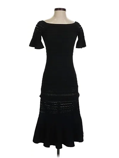 Pre-owned Alexis Cocktail Dress In Black