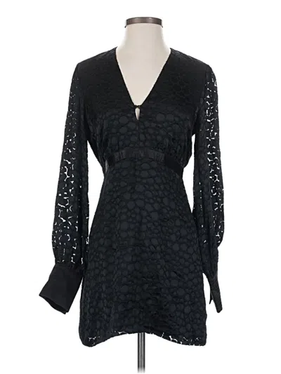 Pre-owned Alexis Cocktail Dress In Black