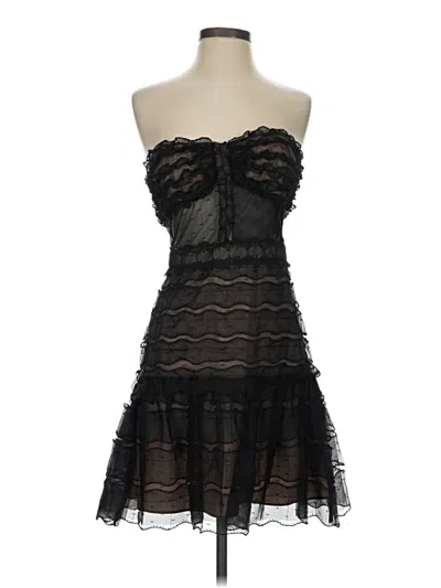 Pre-owned Alexis Cocktail Dress In Black
