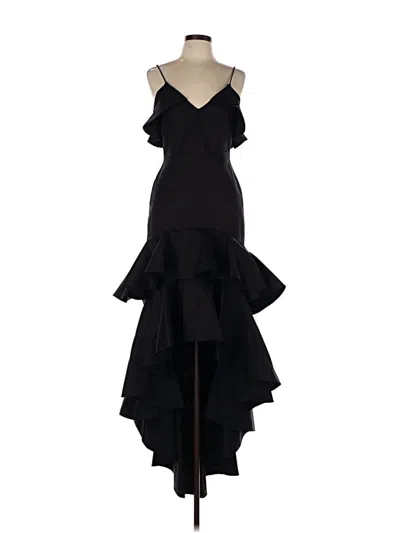 Pre-owned Alexis Cocktail Dress In Black