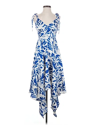 Pre-owned Alexis Cocktail Dress In Blue
