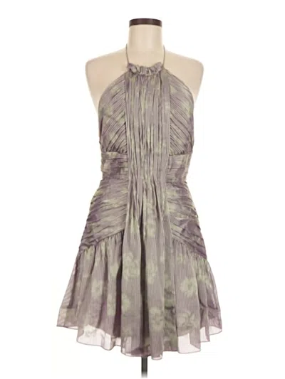 Pre-owned Alexis Cocktail Dress In Gray