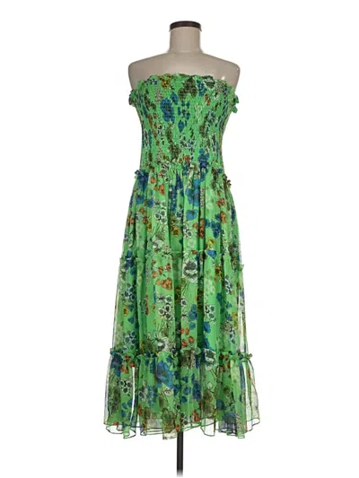 Pre-owned Alexis Cocktail Dress In Green