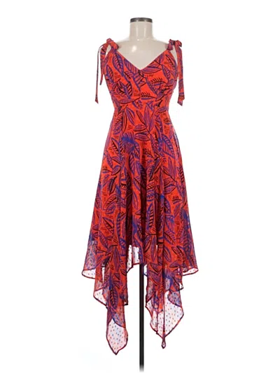 Pre-owned Alexis Cocktail Dress In Red
