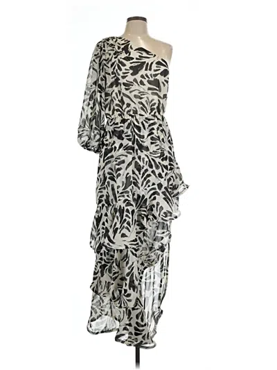 Pre-owned Alexis Cocktail Dress In Silver