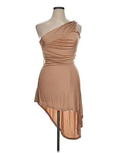 Pre-owned Alexis Cocktail Dress In Tan