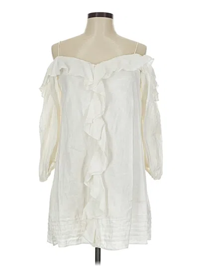 Pre-owned Alexis Cocktail Dress In White