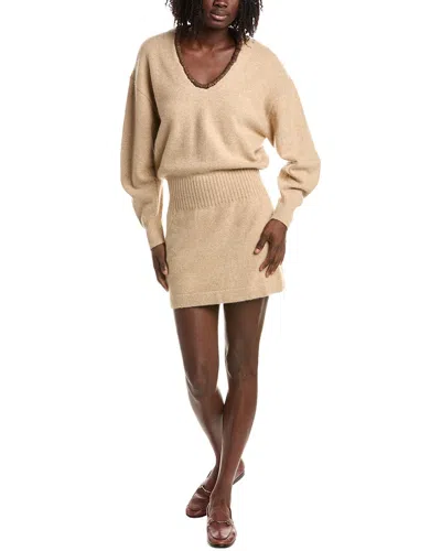 Alexis Colby Wool & Cashmere-blend Sweaterdress In Brown