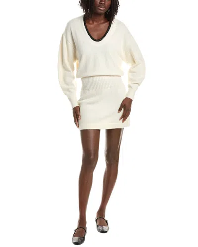 Alexis Colby Wool & Cashmere-blend Sweaterdress In Yellow