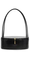 Alexis Constance Petite Oval Bag Black In Black