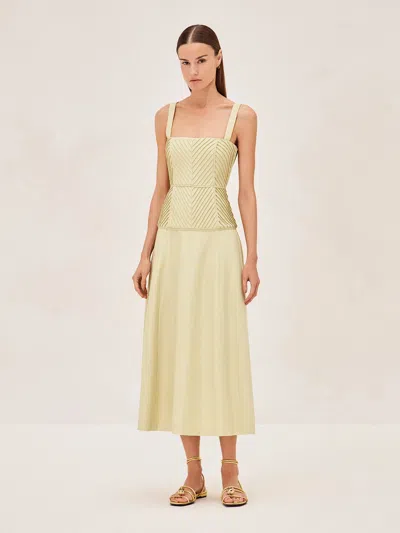 Alexis Coralia Dress In Light Green