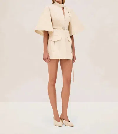 Alexis Corya Dress In Beige In Sand