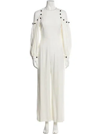 Pre-owned Alexis Crew Neck Jumpsuit W/ Tags In Neutral