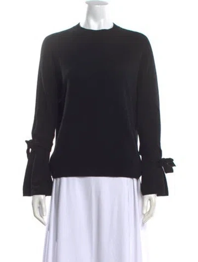 Pre-owned Alexis Crew Neck Sweater In Black