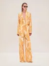 Alexis Cypher Pant In Yellow Print