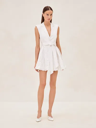 Alexis Cyrus Dress In White