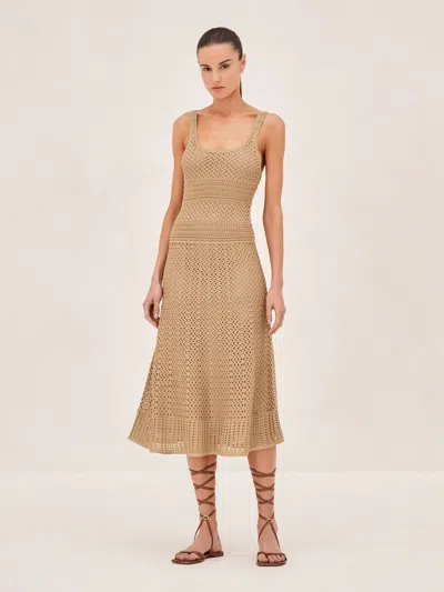 Alexis Darya Dress In Gold