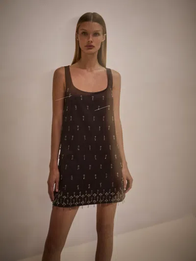 Alexis Delma Dress In Brown