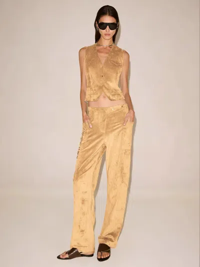 Alexis Delphos Pant In Gold