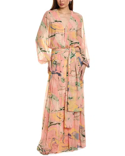 Alexis Diane Maxi Dress In Pink