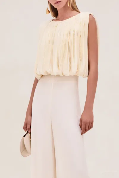 Alexis Dorett Sleeveless Top In Ivory