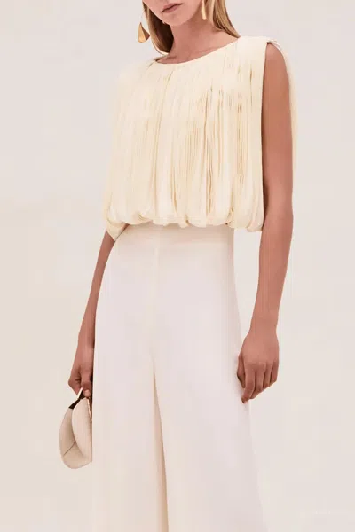 ALEXIS DORETT SLEEVELESS TOP IN IVORY