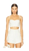 Alexis Drita Top In White