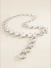 Alexis Eira Belt In Silver
