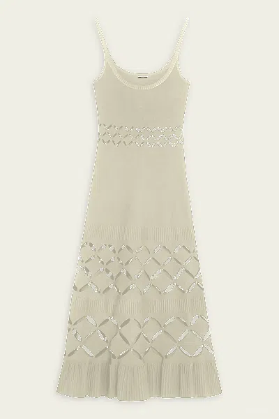 Alexis Elayne Dress In Sage In Neutral
