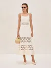 Alexis Elayne Dress In Off White