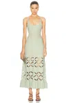 Alexis Elayne Dress In Sage