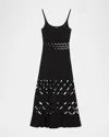Alexis Elayne Sleeveless Cut-out Dress In Black